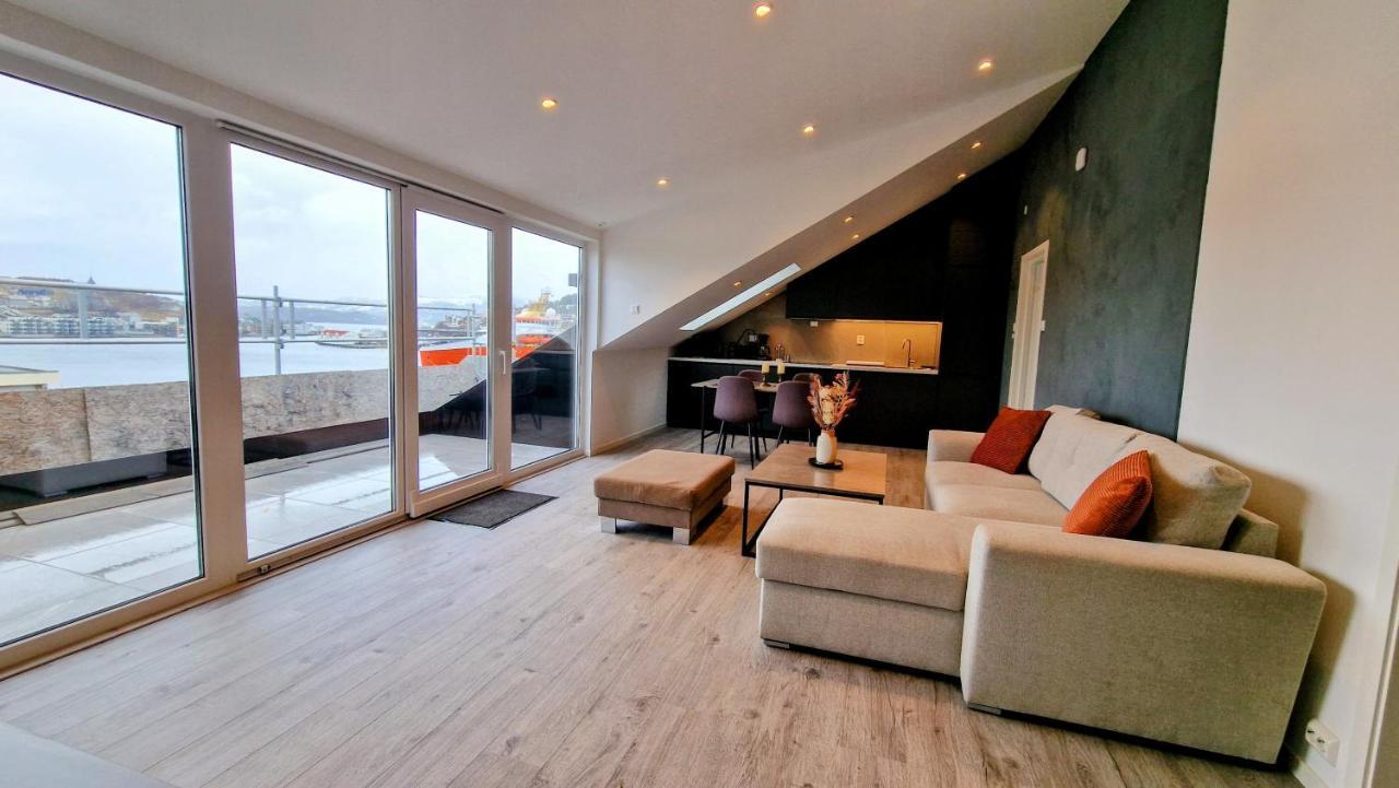 Lovely 2-Bedroom Loft With Panoramic View. Kristiansund Zewnętrze zdjęcie